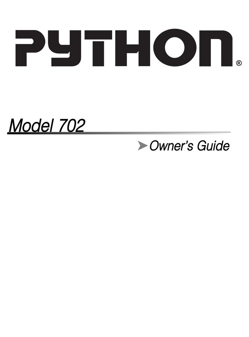 Python 702 User manual