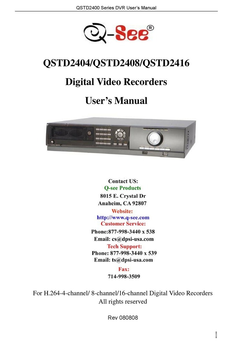 Q-See QSTD2404 User manual