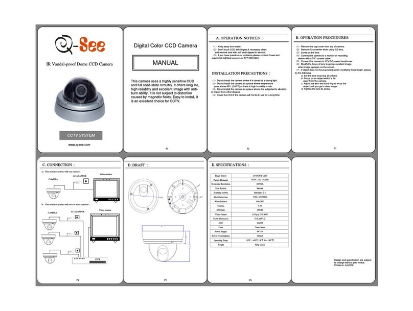 Q-See Home Security System User manual