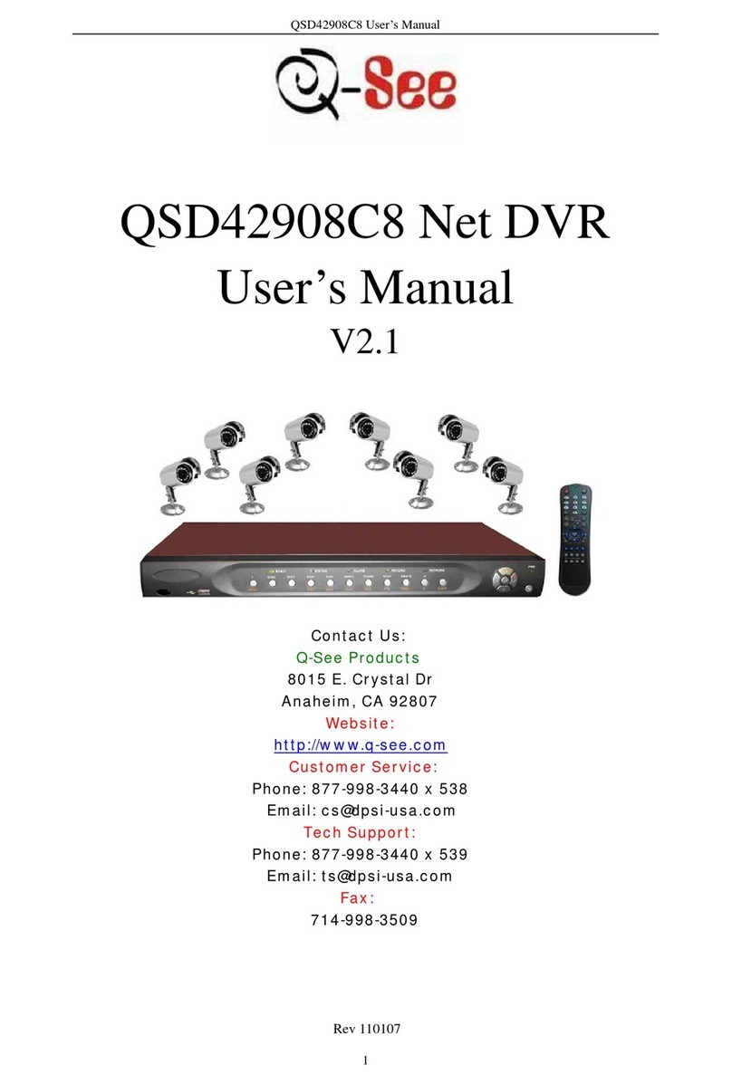 Q-See QSD42908C8 user manual