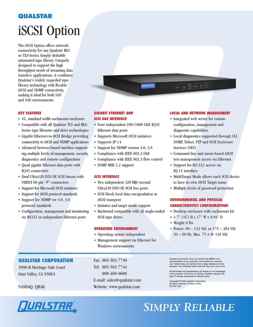 Qualstar iSCSI brochure