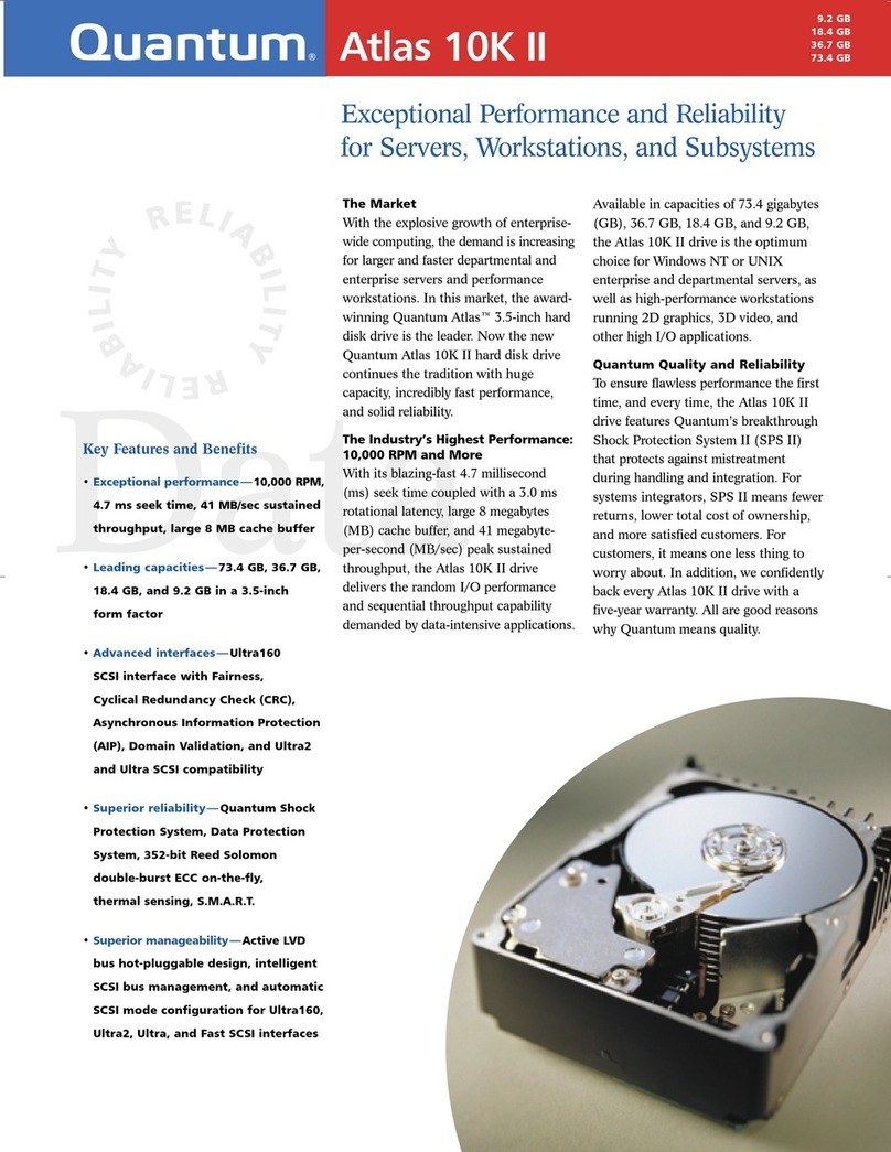 Quantum Atlas 10K II User manual