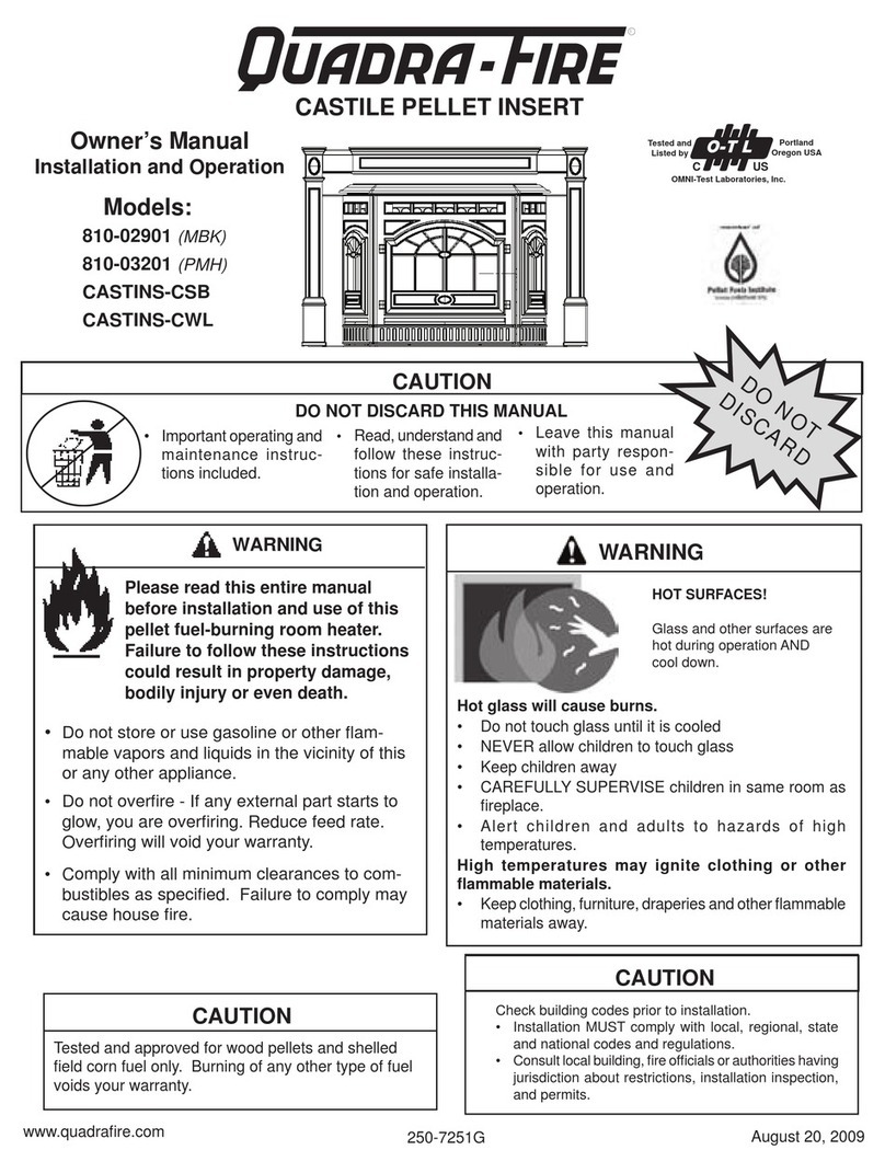 Quadra-Fire 810-02901 User manual