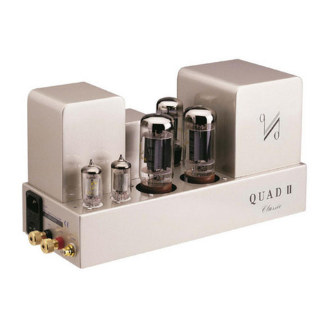 QUAD Vaccume Tube Amplifier Systems User manual