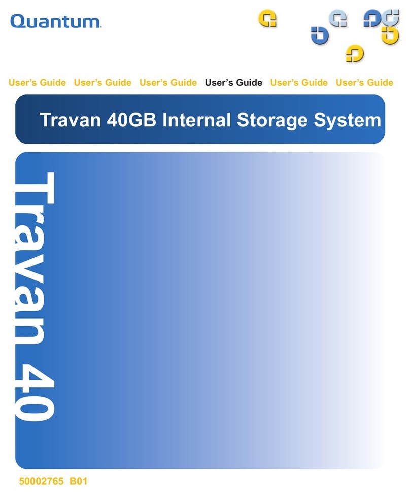 Quantum Internal Storage System Travan 40 GB user guide Quantum Internal Storage System Travan 40 GB user guide