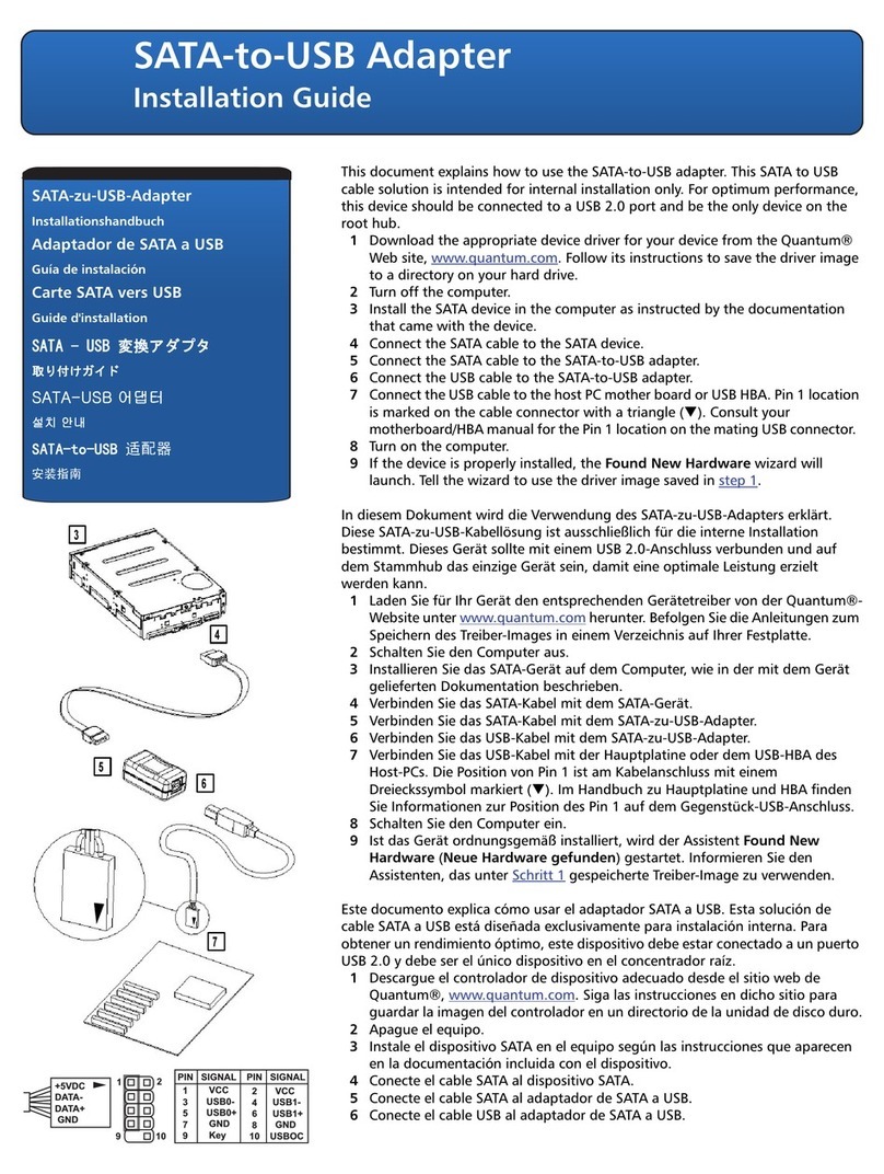 Quantum DLT-V4 installation guide