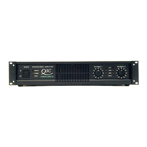 QSC PL-1.0 user manual