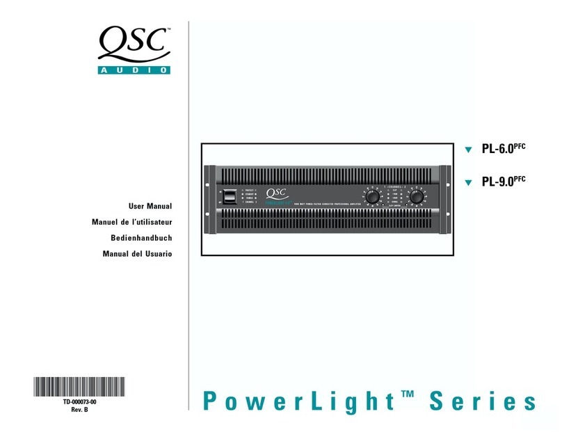 QSC M PL-6.0PFC user manual