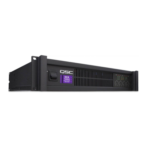 QSC DCA 1222 user manual