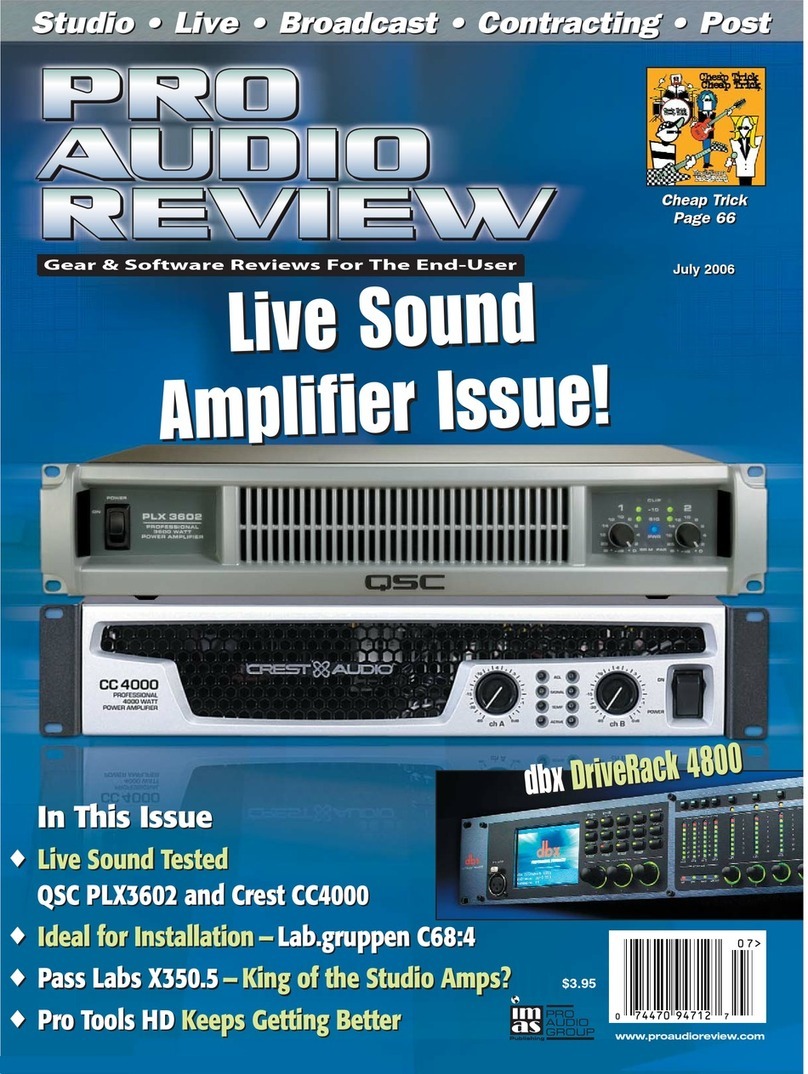 QSC PLX-3602 User manual