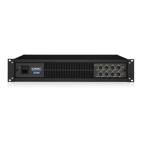 QSC CX168 User manual