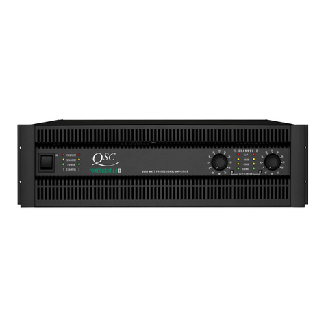 QSC PowerLight 6.0 II User manual