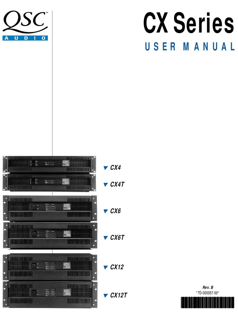 QSC CX Series user manual