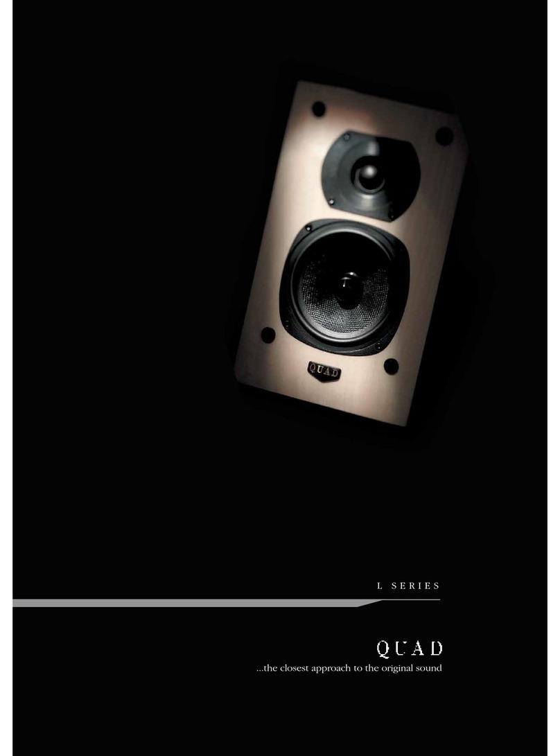 QUAD Floorstanding Speaker L Series User manual