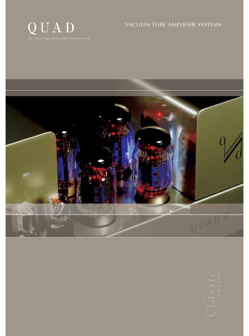 QUAD Vacuum Tuber Amplifier Systems II-FORTY Brochure & specs QUAD Vacuum Tuber Amplifier Systems II-FORTY Brochure & specs