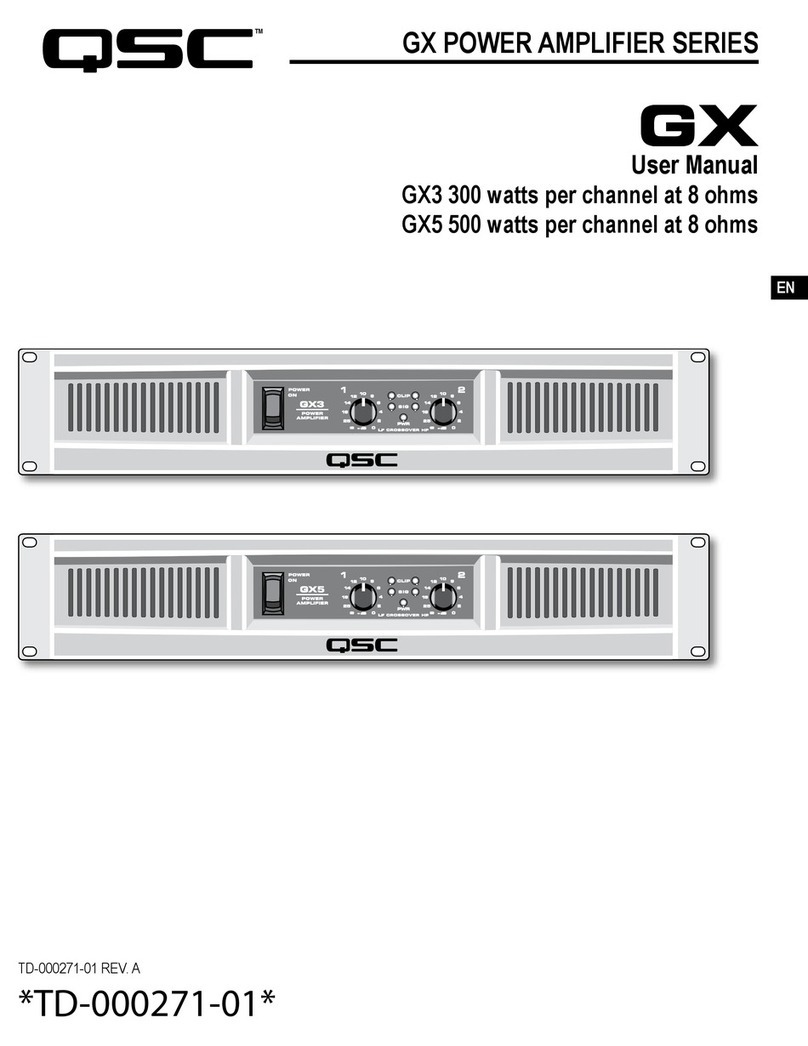 QSC TD-000271-01 user manual