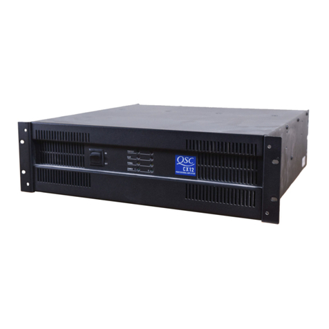 QSC CX12 User manual