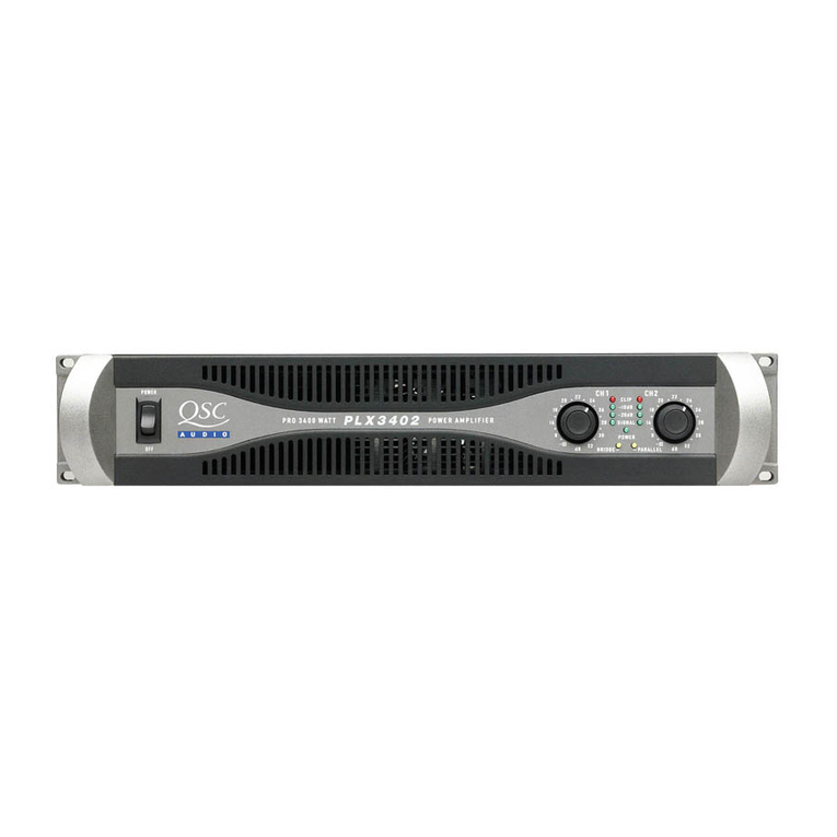 QSC PLX 1202 User manual