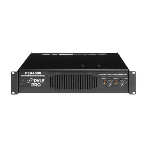 Pyle Pro PEA4000 User manual