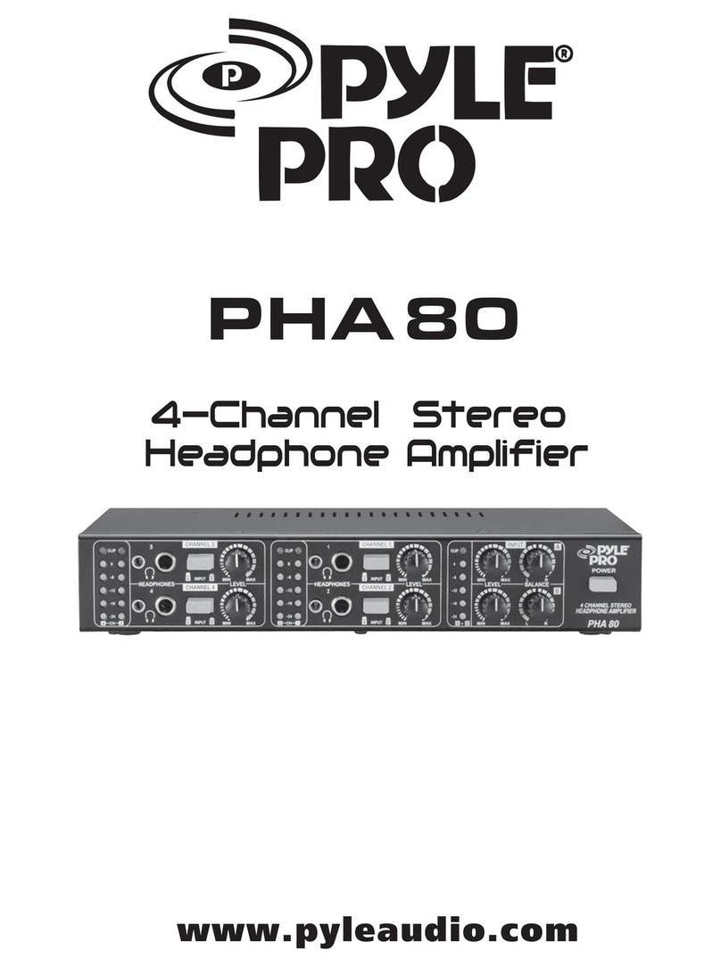 Pyle Pro PHA80 User manual