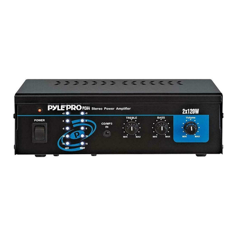 Pyle Pro PCA4 user manual