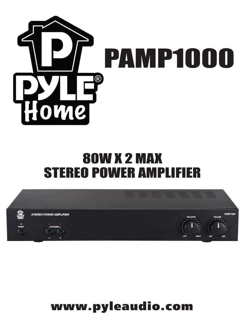 PYLE Audio PAMP1000 user manual