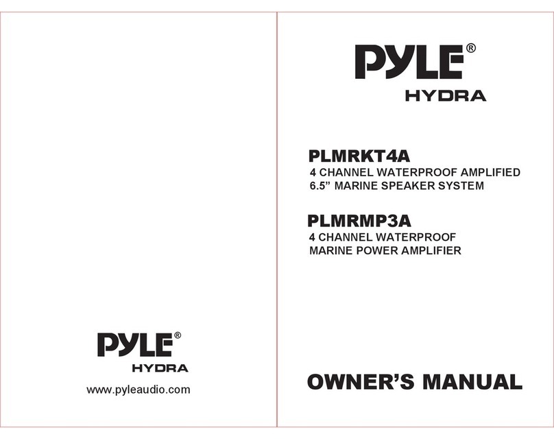 pyle Hydra PYLE HYDRA PLMRKT4A owner's manual