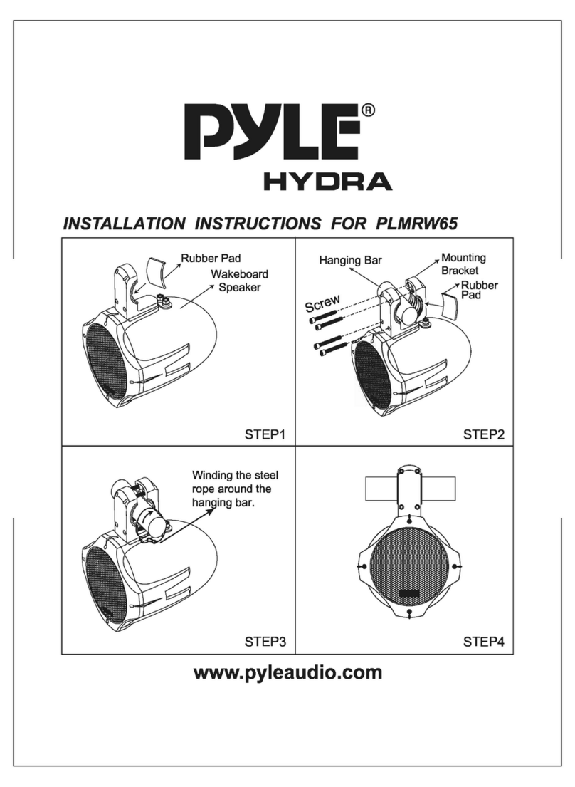 PYLE Audio PYLE Hydra PLMRW65 User manual