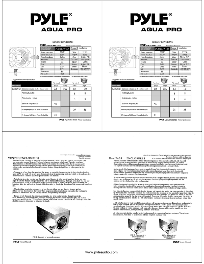 Pyle PYLE Hydra PLMRDW104 User manual