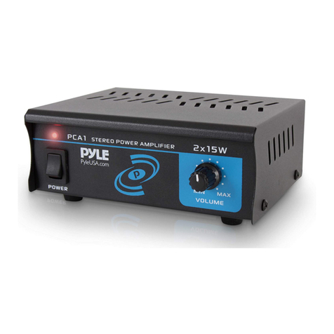 Pyle Pro PYLE PRO PCA1 User manual Pyle Pro PYLE PRO PCA1 User manual