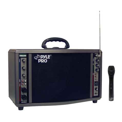 Pyle Pro PWMA3600 User manual Pyle Pro PWMA3600 User manual
