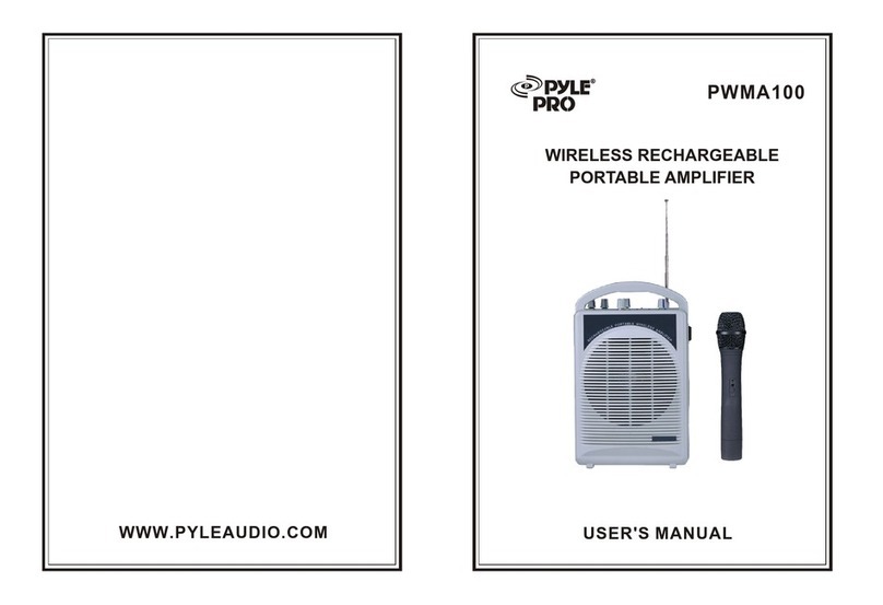 Pyle Pro PWMA100 User manual Pyle Pro PWMA100 User manual