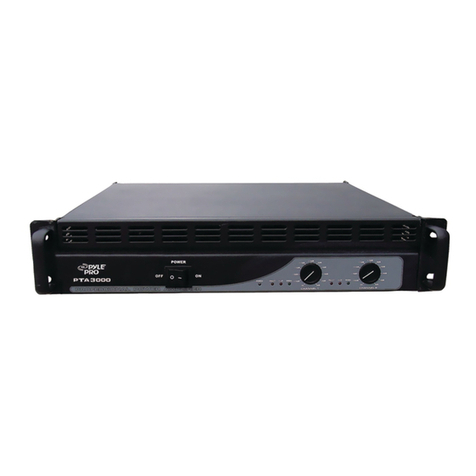 Pyle Pro PTA3000 operating guide