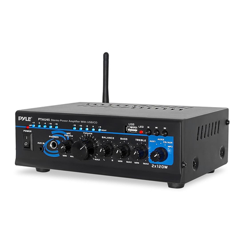 Pyle Pro PTAU45 User manual