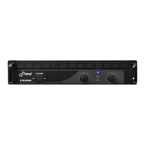 Pyle Pro PTA1000 operating guide