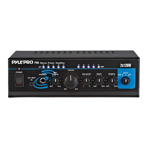 PYLE Audio PTA4 user manual