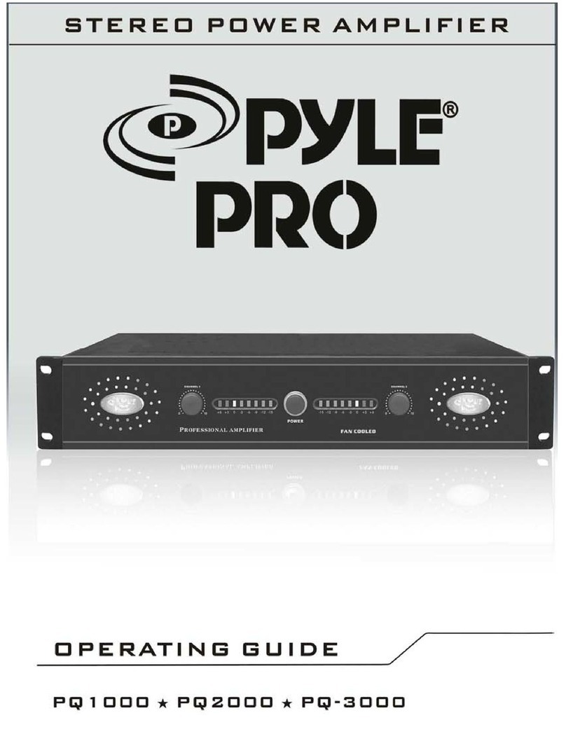 Pyle Pro PQ1000 User manual