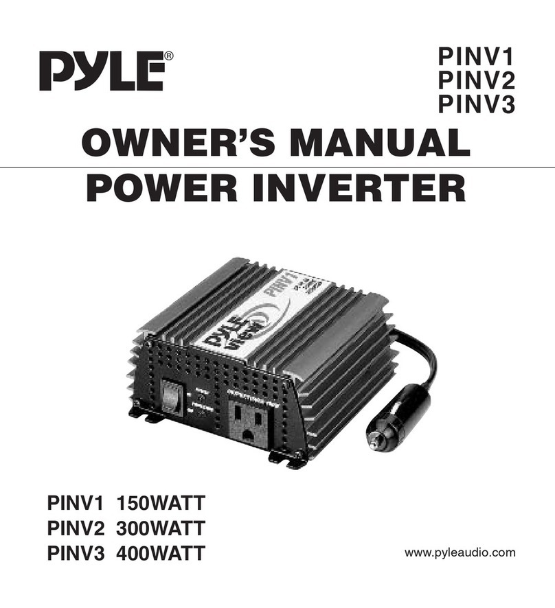 Pyle PLINV1 User manual