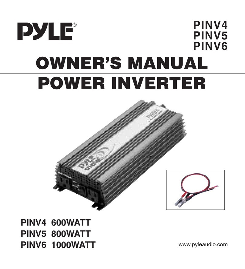 Pyle PINV5 owner's manual
