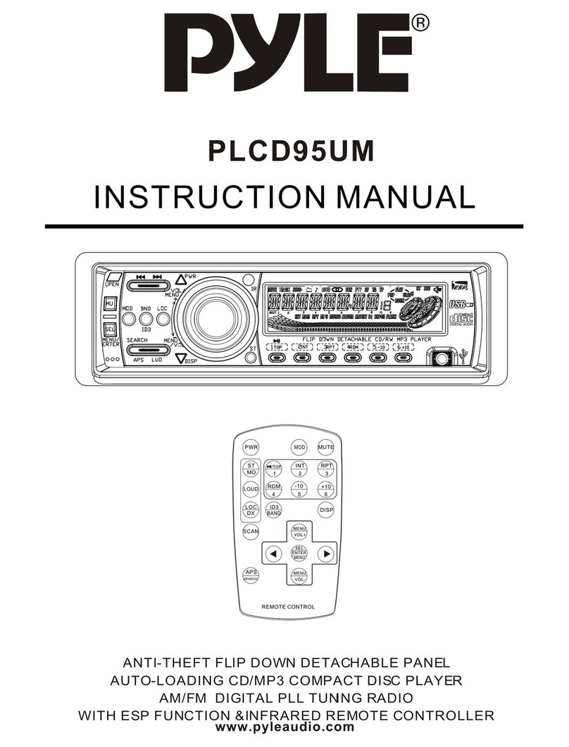 Pyle PLCD95UM User manual