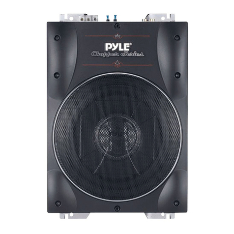 Pyle PLBASS8 User manual Pyle PLBASS8 User manual