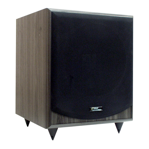 Pyle PDSUB8 User manual