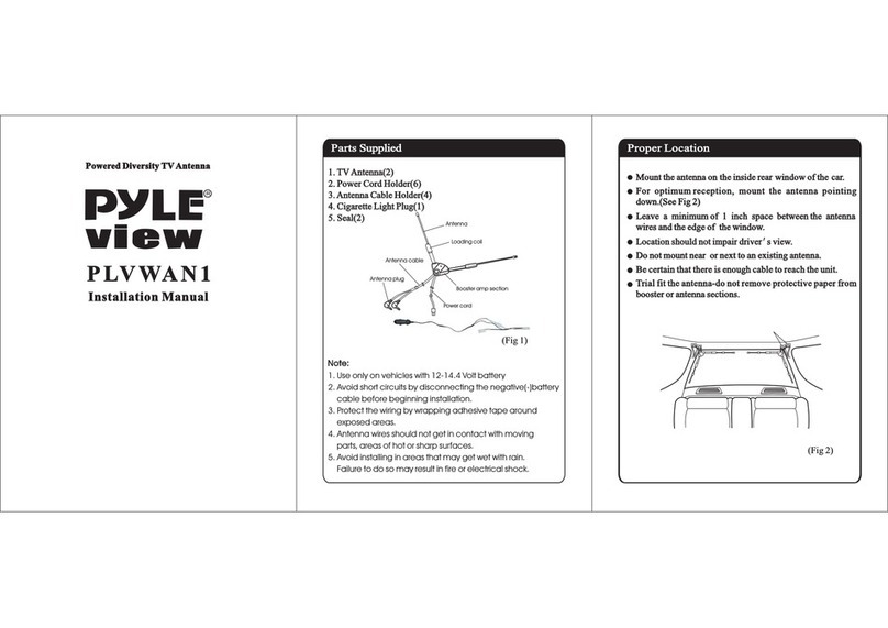 Pyle view PLVWAN1 installation manual