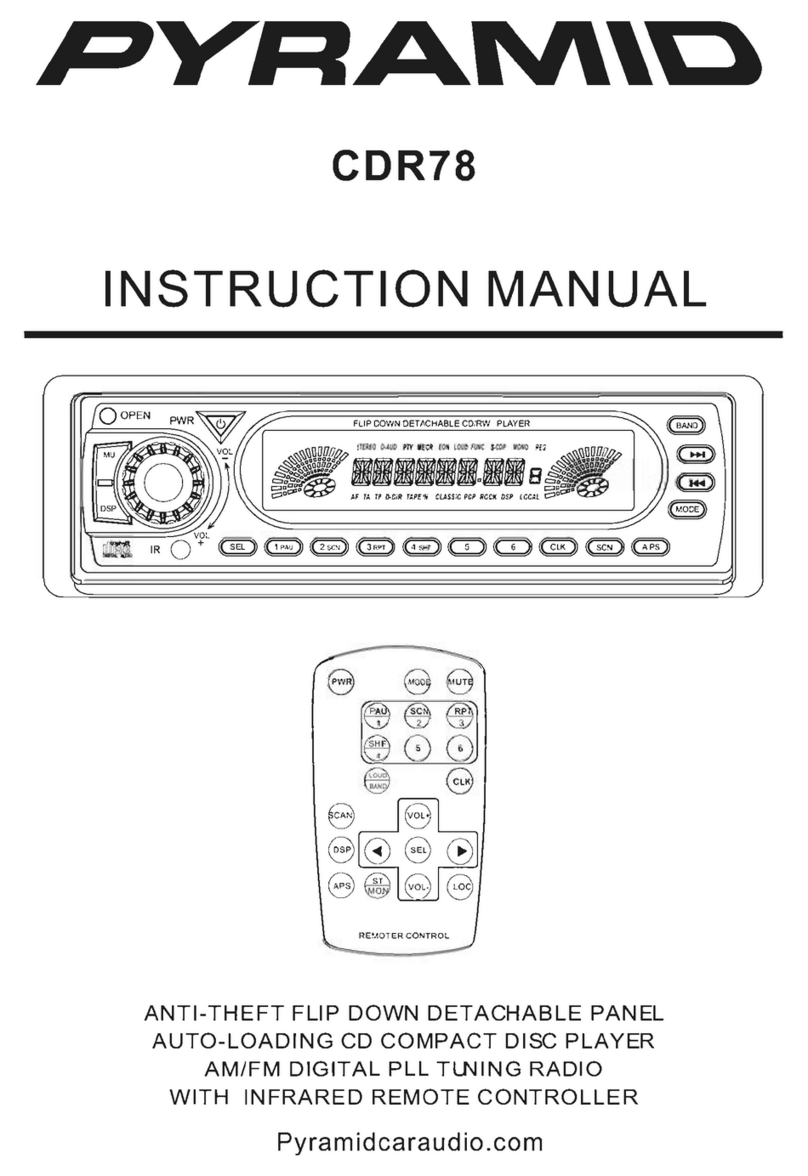 Pyramid CDR78 User manual