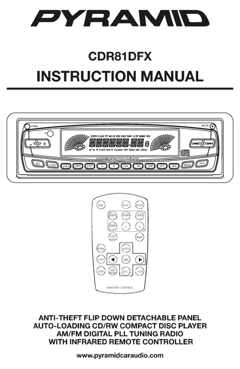 Pyramid CDR81DFX User manual