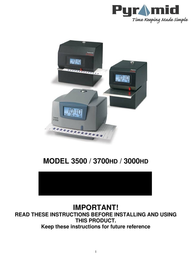 Pyramid 3000HD user manual