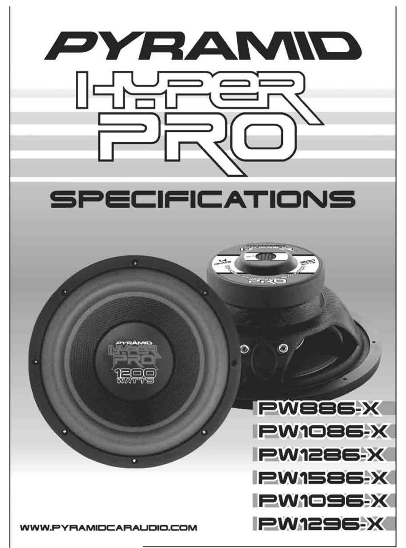 Pyramid PW1086-X Specifications