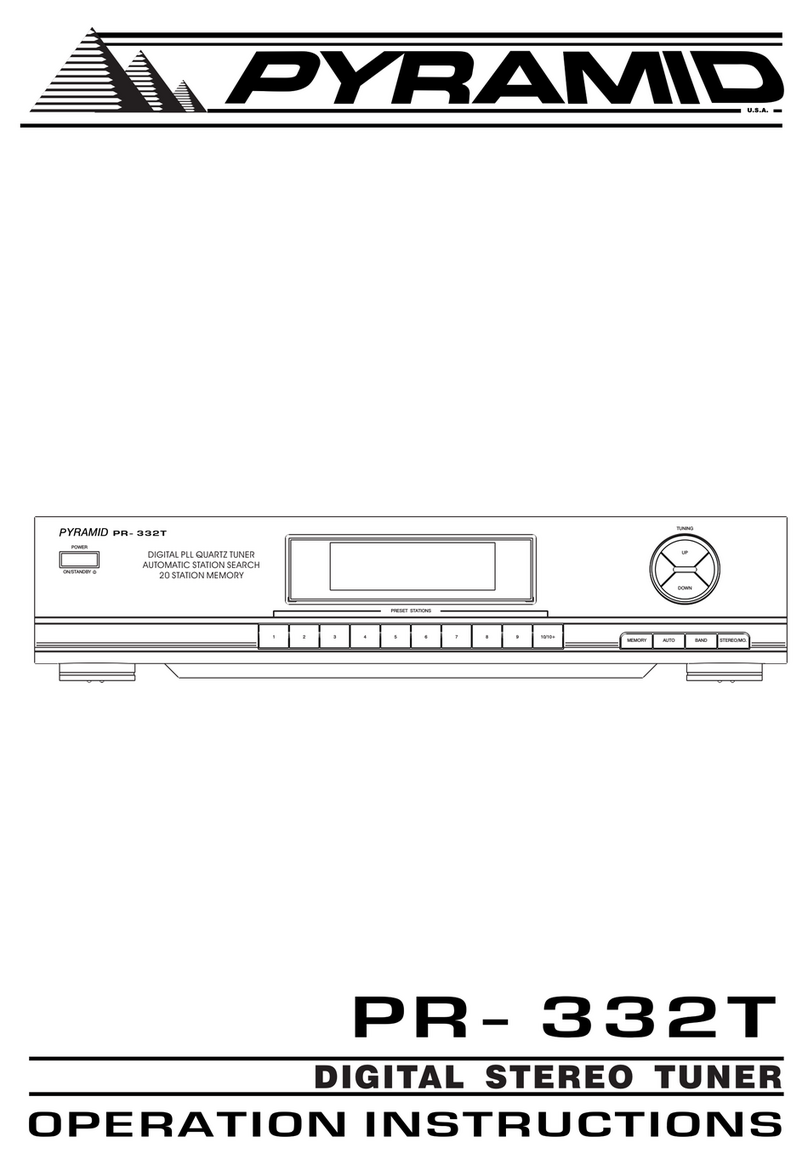 Pyramid PR-332T User manual