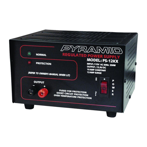 Pyramid GOLD SERIES PS-12K instruction manual
