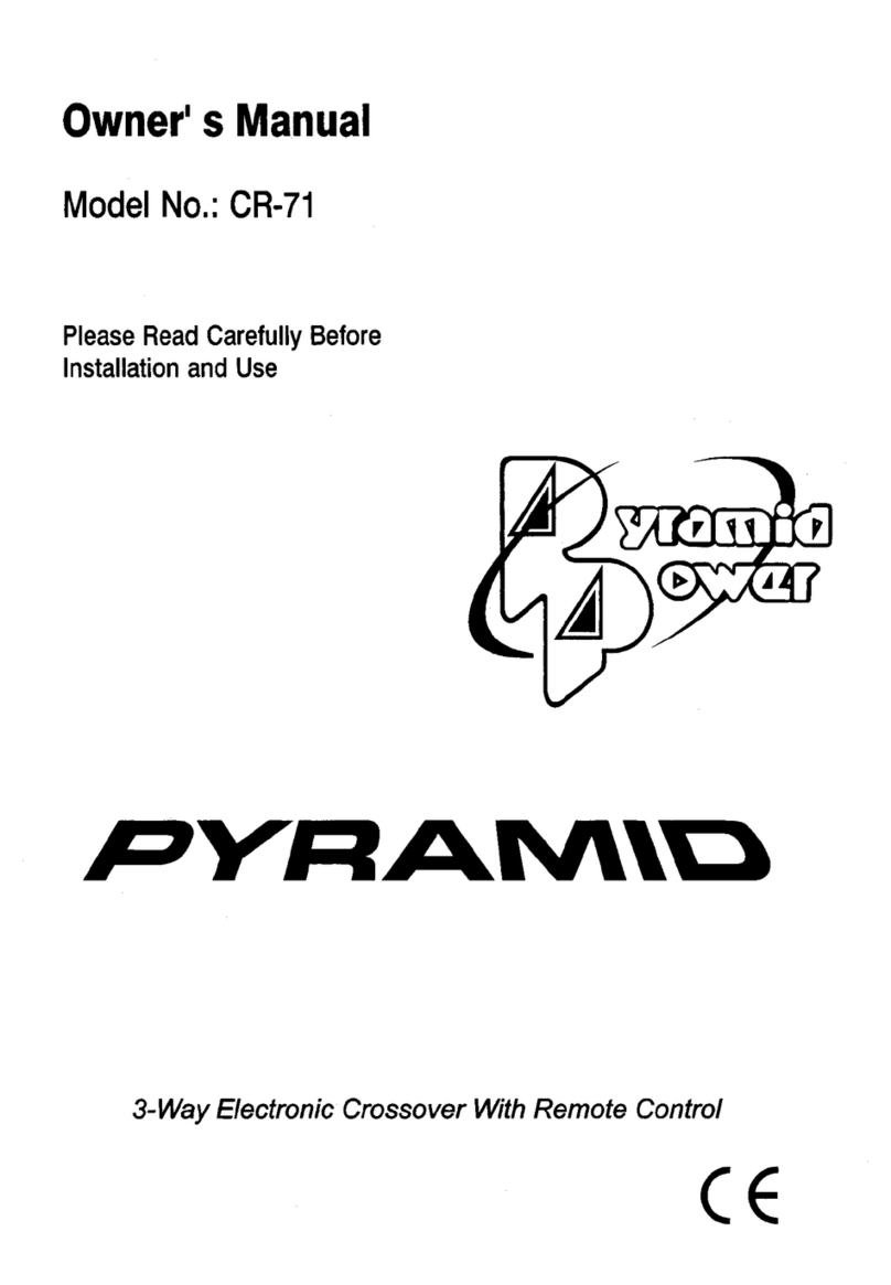 Pyramid CR-71 User manual